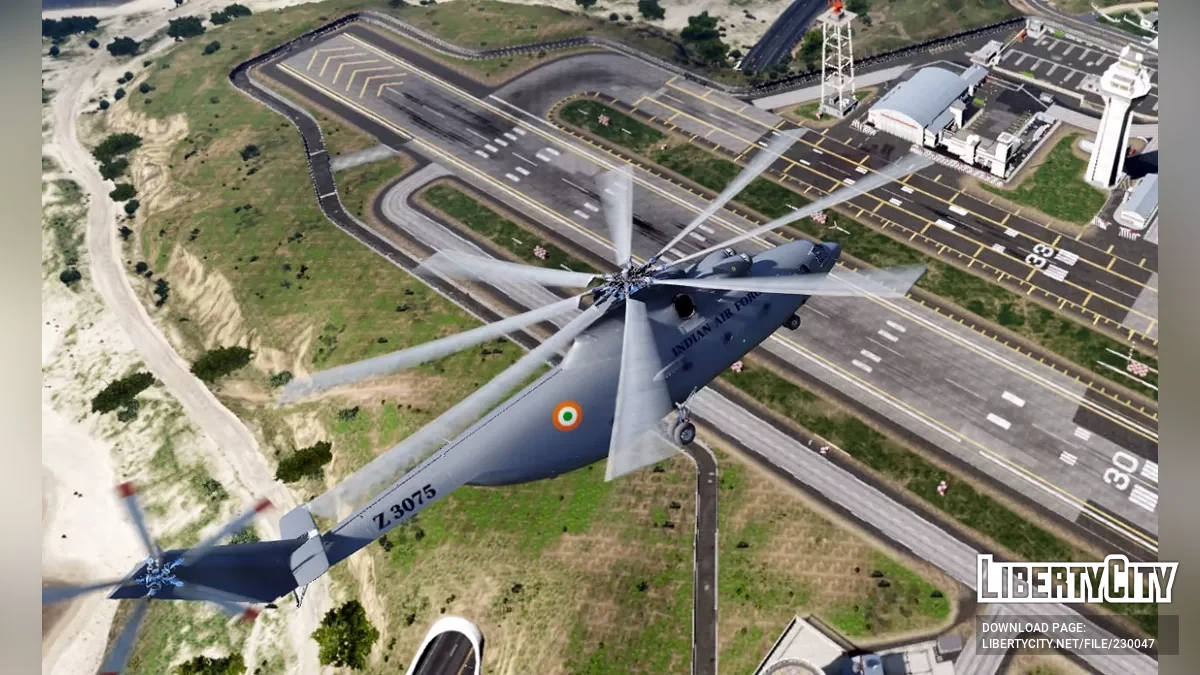 Окраска вертолета Ми-26 ВВС Индии / GTA 5
