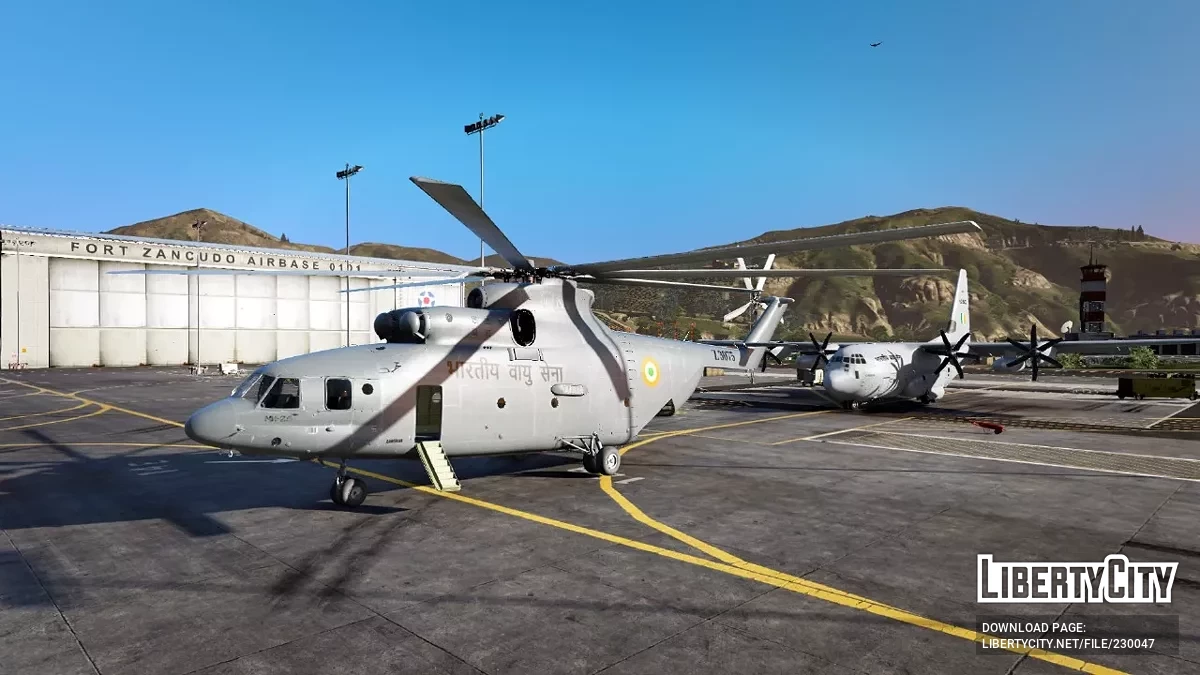 Окраска вертолета Ми-26 ВВС Индии / GTA 5