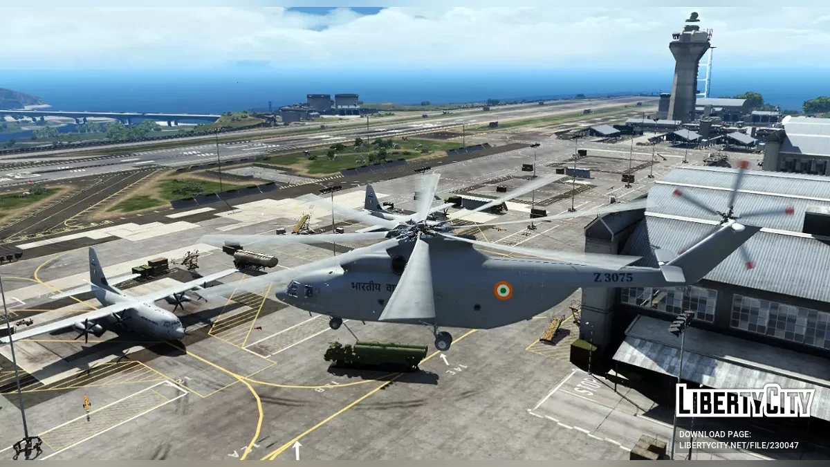 Окраска вертолета Ми-26 ВВС Индии / GTA 5