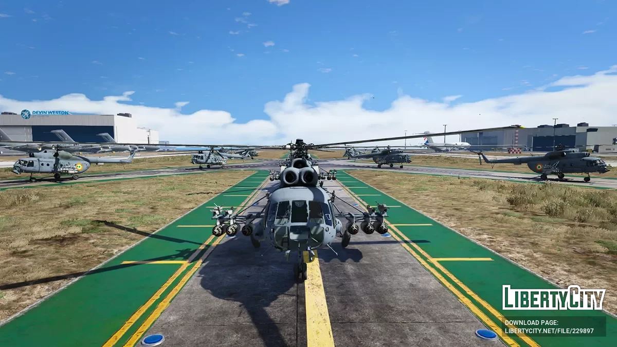 Mi-8 Боевой Вертолет - Индийские ВВС (Дополнение) / GTA 5