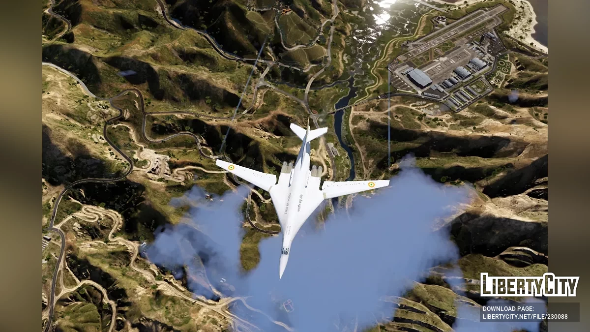 Tu-160 Белый Лебедь в раскраске ВВС Индии / GTA 5