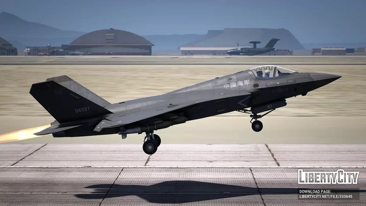 Shenyang J-35C Stealth Jet China PLANAF [Add-On] / GTA 5
