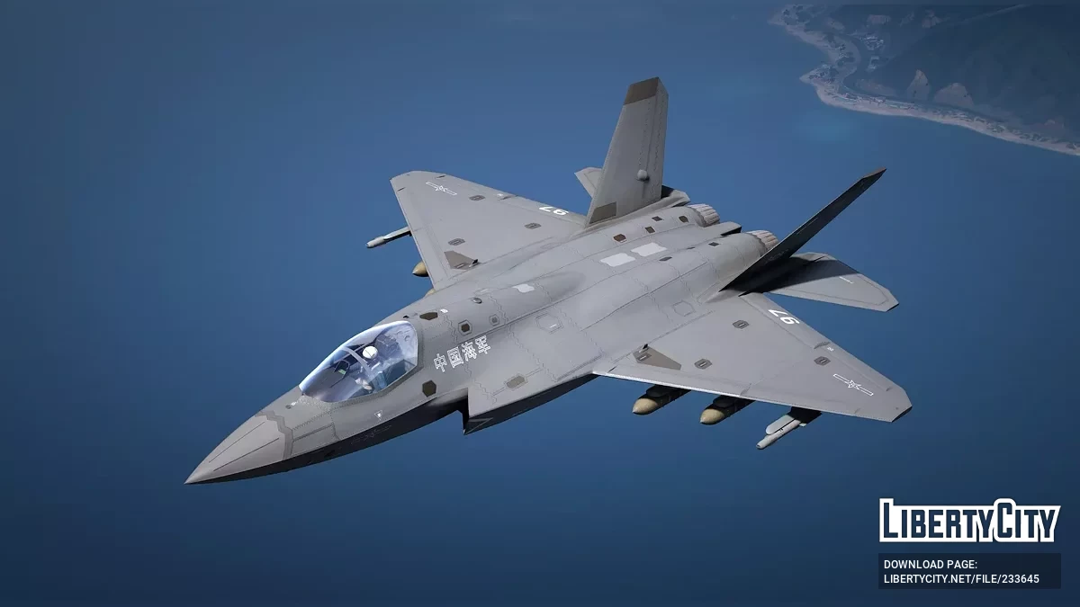Shenyang J-35C Stealth Jet China PLANAF [Add-On] / GTA 5