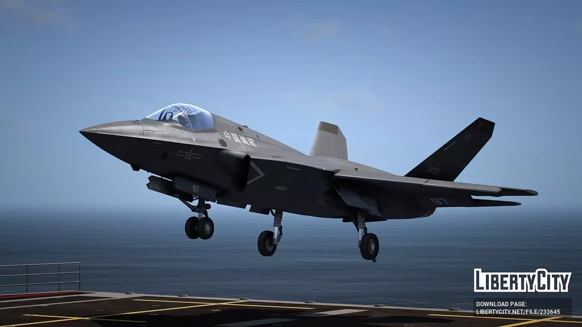 Shenyang J-35C Stealth Jet China PLANAF [Add-On] / GTA 5
