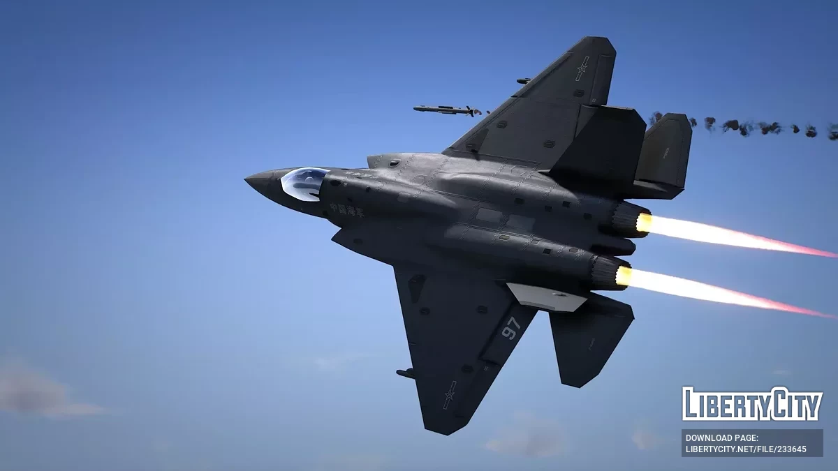 Shenyang J-35C Stealth Jet China PLANAF [Add-On] / GTA 5