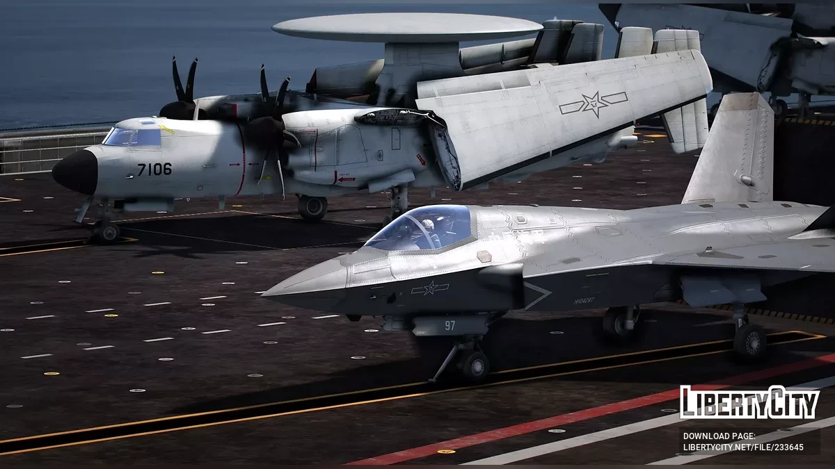 Shenyang J-35C Stealth Jet China PLANAF [Add-On] / GTA 5