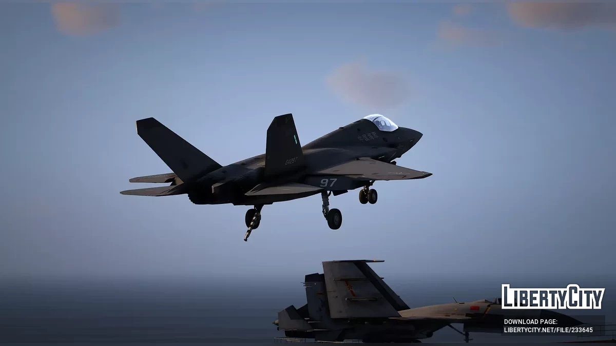 Shenyang J-35C Stealth Jet China PLANAF [Add-On] / GTA 5