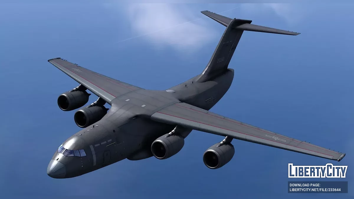 Xi'an Y-20B Kunpeng China PLAAF [Add-On | LODs] / GTA 5