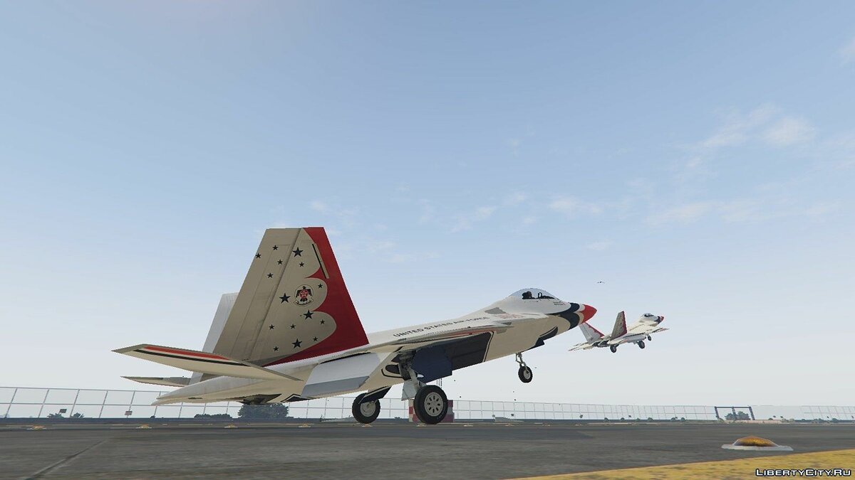 F-22 Raptor v1.5 для GTA 5 - Картинка #1