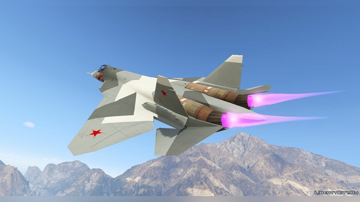 Sukhoi T-50 PAK FA для GTA 5 - Картинка #2
