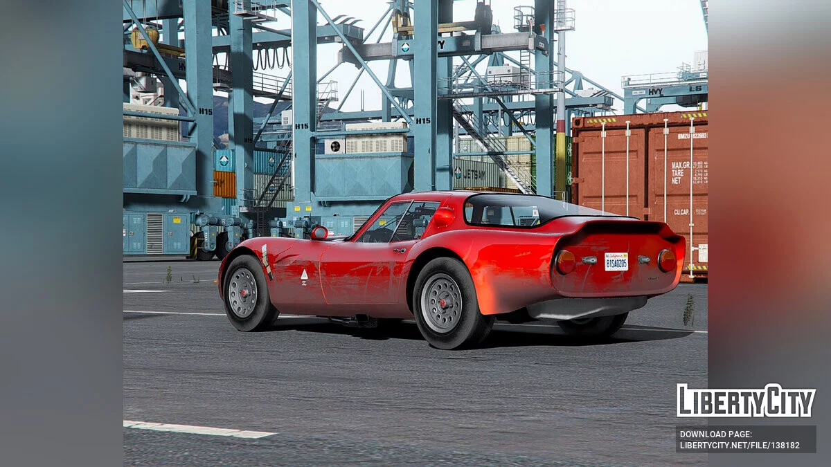 1965 Alfa Romeo Giulia TZ2 [Add-On | Extras | Template] 1.1 / GTA 5