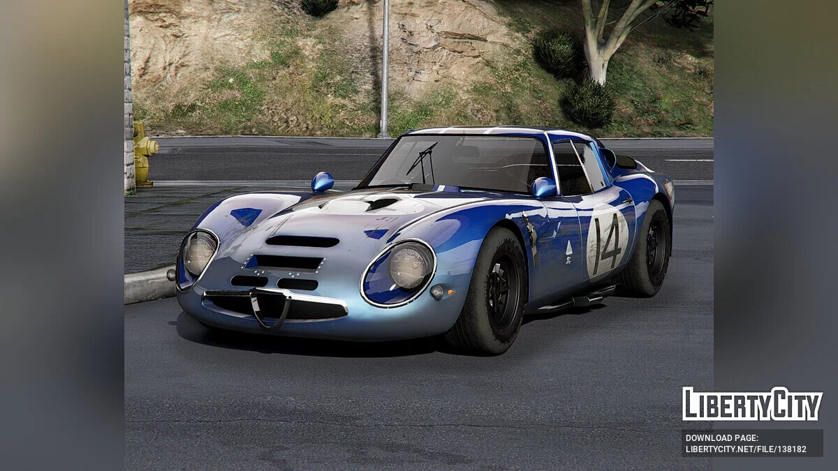 1965 Alfa Romeo Giulia TZ2 [Add-On | Extras | Template] 1.1 / GTA 5
