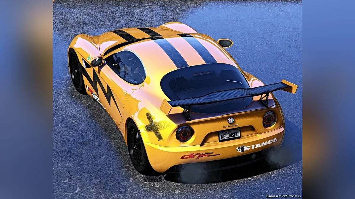 Alfa Romeo 8C Competizione 2008 [Add-On | Extras | Template] 1.1 / GTA 5