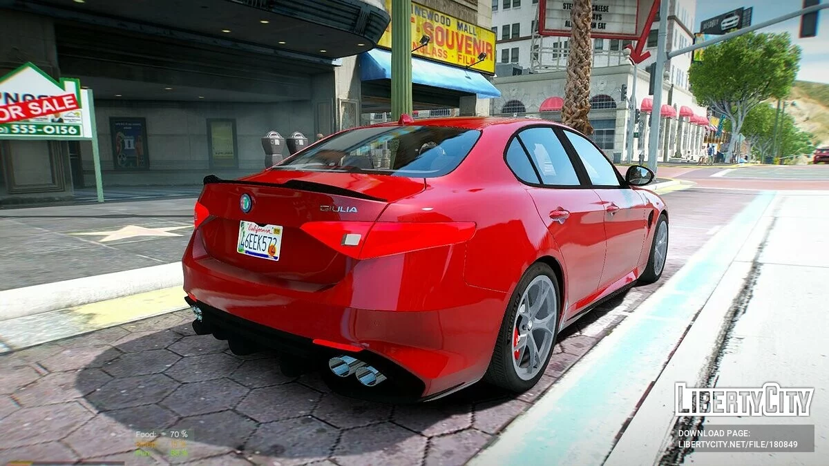 2017 Alfa Romeo Giulia Quadrifoglio v1.1 / GTA 5