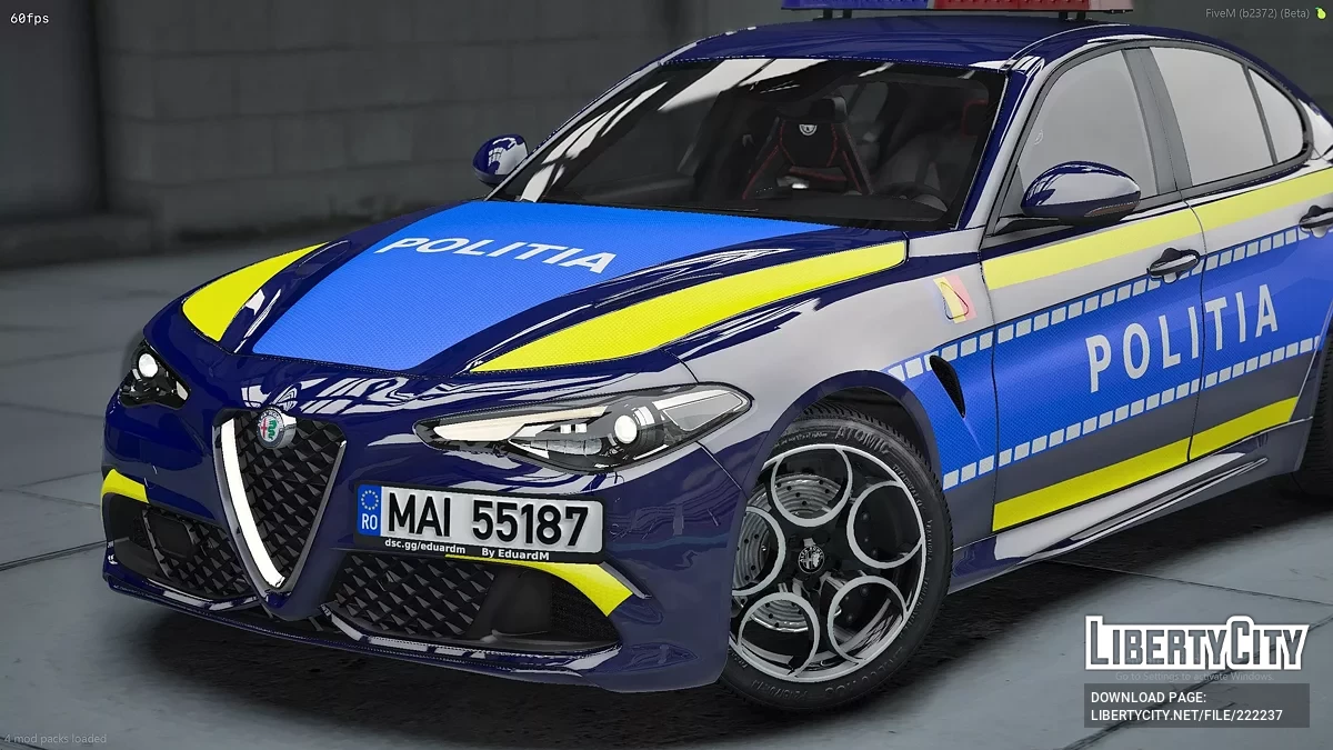 Alfa Romeo Giulia Politia Romana / GTA 5