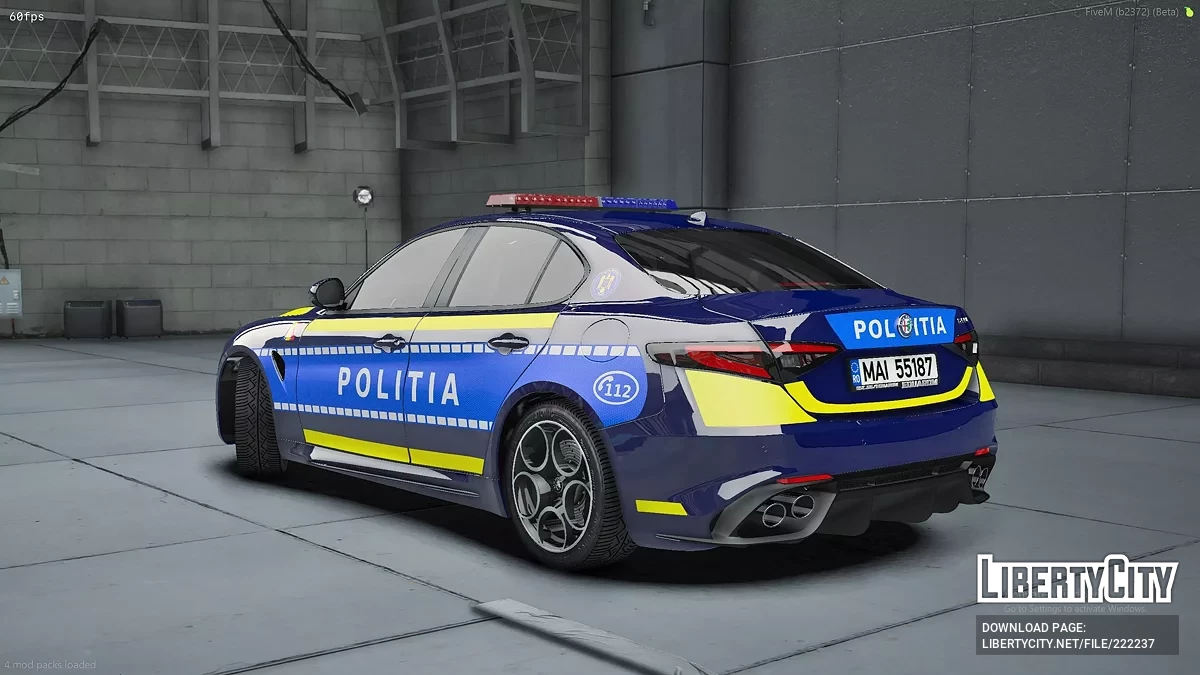 Alfa Romeo Giulia Politia Romana / GTA 5