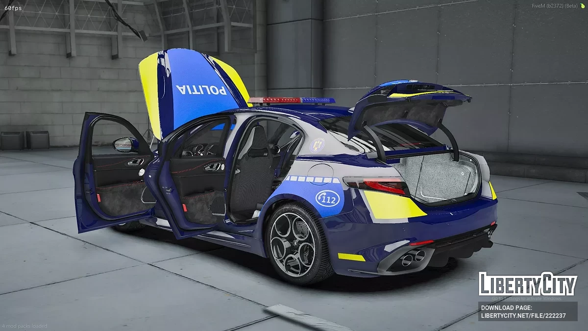 Alfa Romeo Giulia Politia Romana / GTA 5