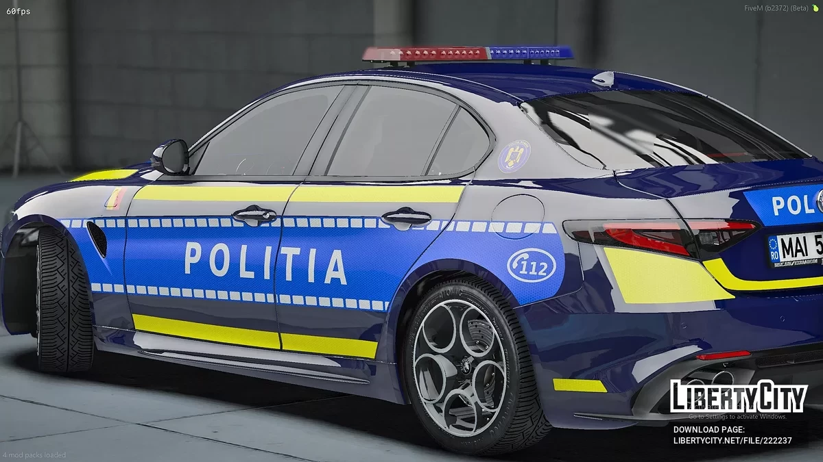 Alfa Romeo Giulia Politia Romana / GTA 5