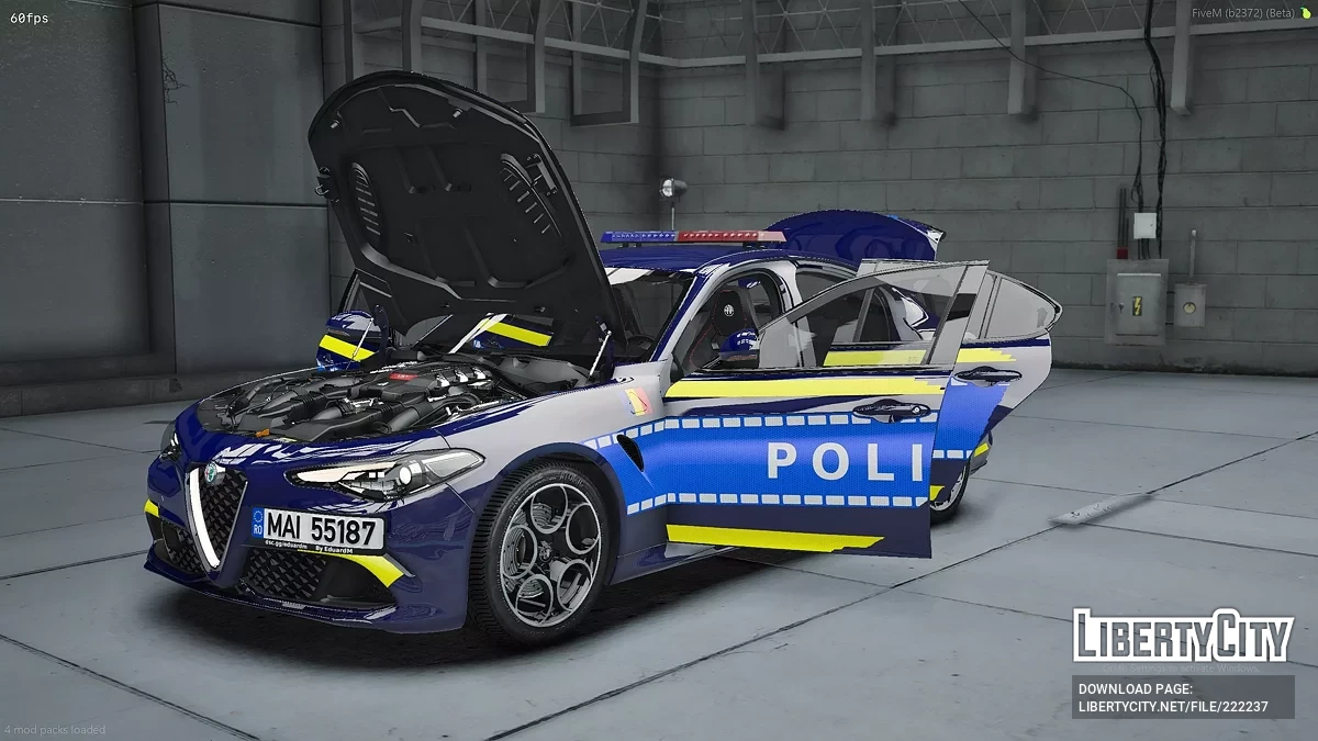 Alfa Romeo Giulia Politia Romana / GTA 5