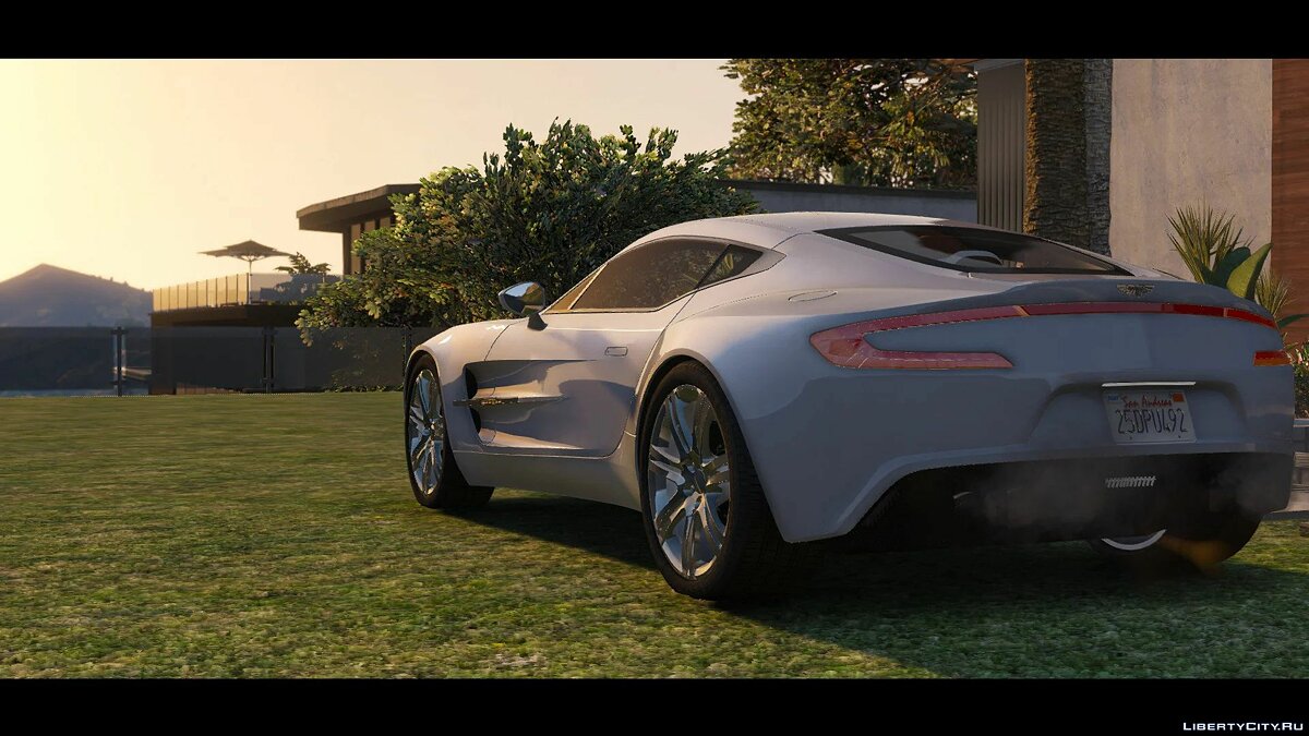 Скачать 2012 Aston Martin One-77 [Add-On | OIV | Replace | Tuning |  Auto-Spoiler ] v.2.2 для GTA 5