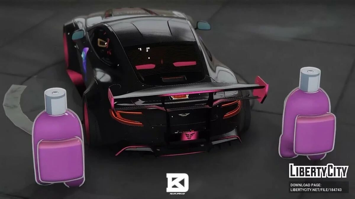 Aston Martin Among US 3D Animation / GTA 5