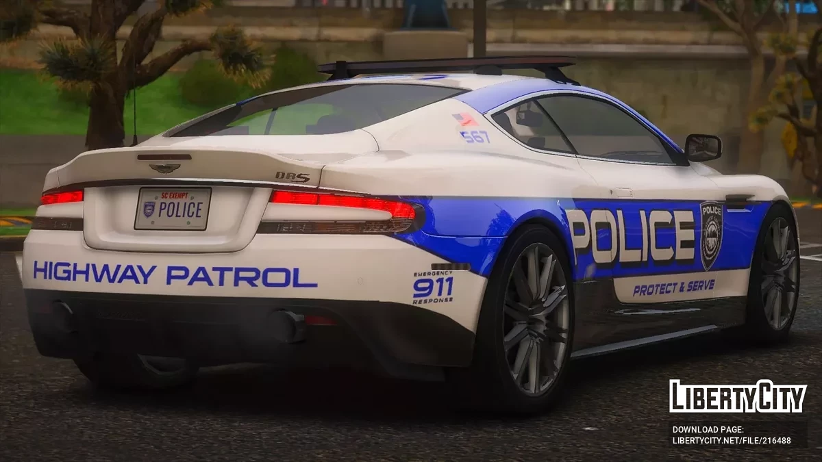 2008 Aston Martin DBS SCPD v1.0 / GTA 5