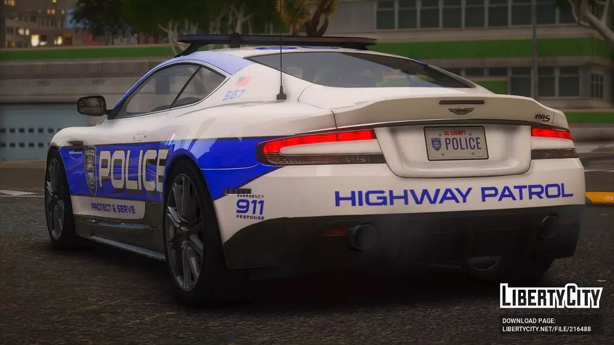 2008 Aston Martin DBS SCPD v1.0 / GTA 5