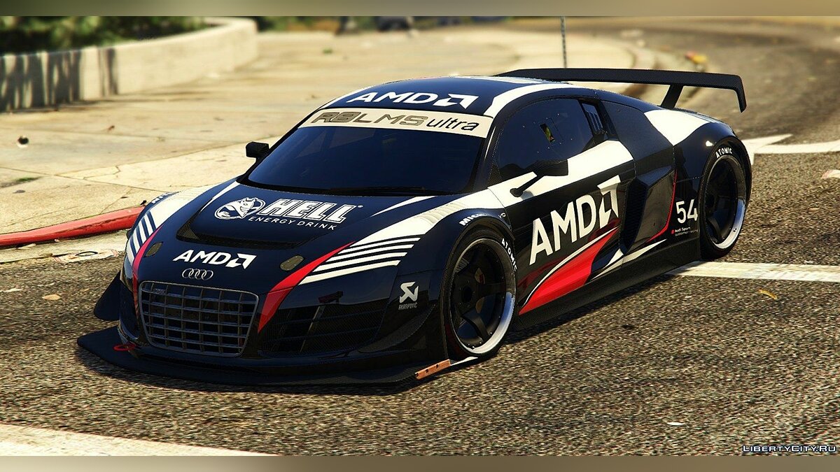 Скачать Audi R8 LMS Ultra Racecar [Add-On] 1.9 для GTA 5