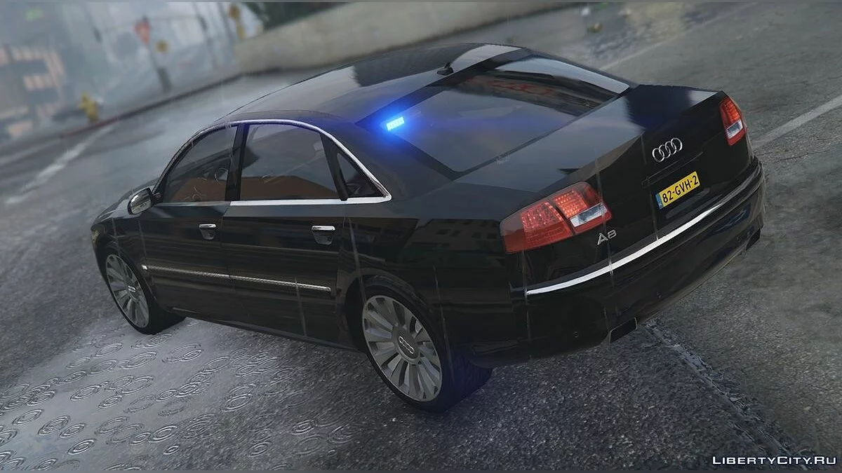 Audi A8 W12 Politie 1.0 / GTA 5