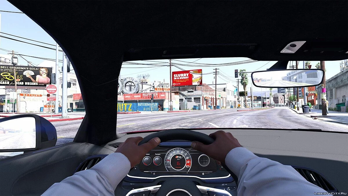 Audi R8 V10 Plus 2017 [Add-On / Replace | Animated | Template | Digital Dials & Analog] 1.1 / GTA 5