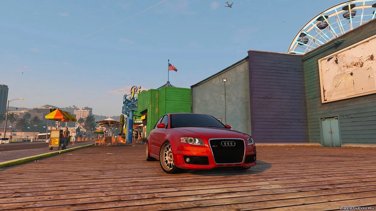 AUDI RS4 B7 2006 [HQ/Add-On/Animated/Dirtmap/Template] / GTA 5