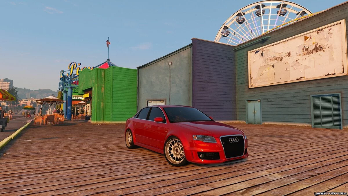 AUDI RS4 B7 2006 [HQ/Add-On/Animated/Dirtmap/Template] / GTA 5