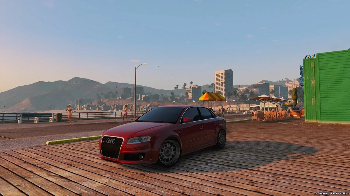 AUDI RS4 B7 2006 [HQ/Add-On/Animated/Dirtmap/Template] / GTA 5