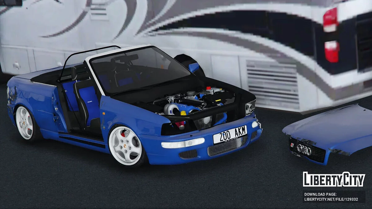 1995 Audi Cabriolet (B4) [Add-On / Replace | Extras | Tuning] 1.1 / GTA 5