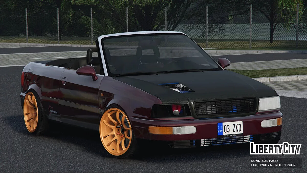 1995 Audi Cabriolet (B4) [Add-On / Replace | Extras | Tuning] 1.1 / GTA 5
