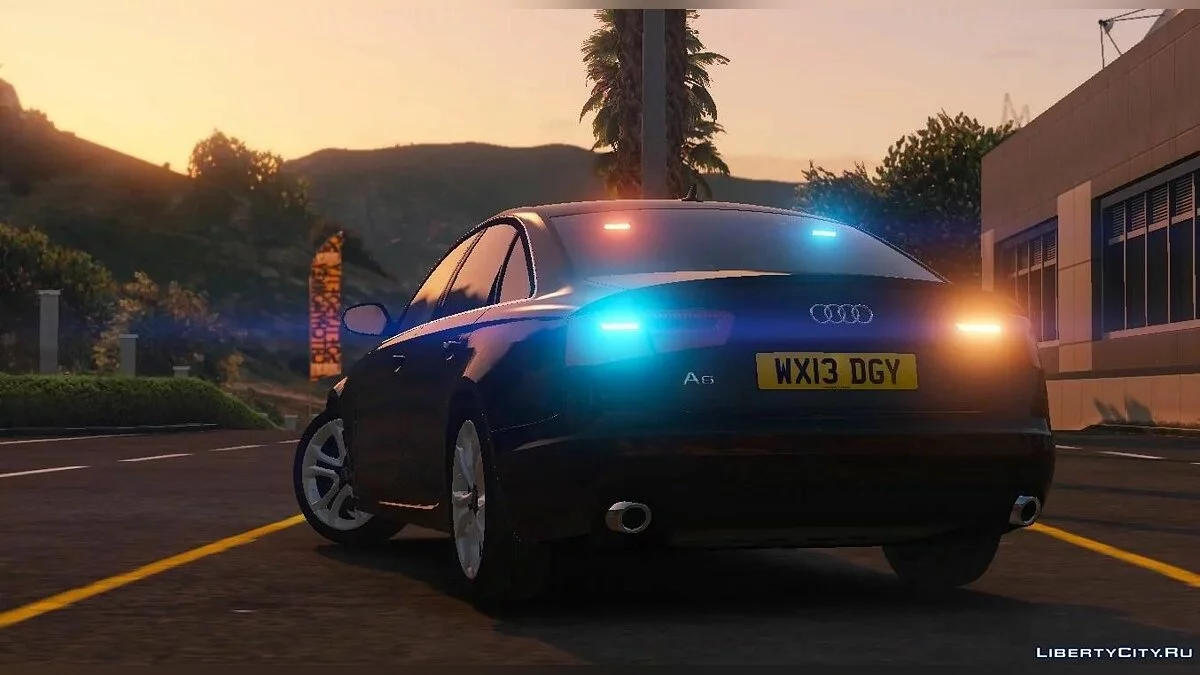 2013 Audi A6 Saloon Unmarked [ ELS | REPLACE ] 1.0 / GTA 5