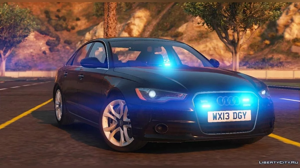 2013 Audi A6 Saloon Unmarked [ ELS | REPLACE ] 1.0 / GTA 5