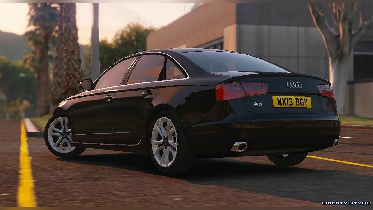2013 Audi A6 Saloon Unmarked [ ELS | REPLACE ] 1.0 / GTA 5