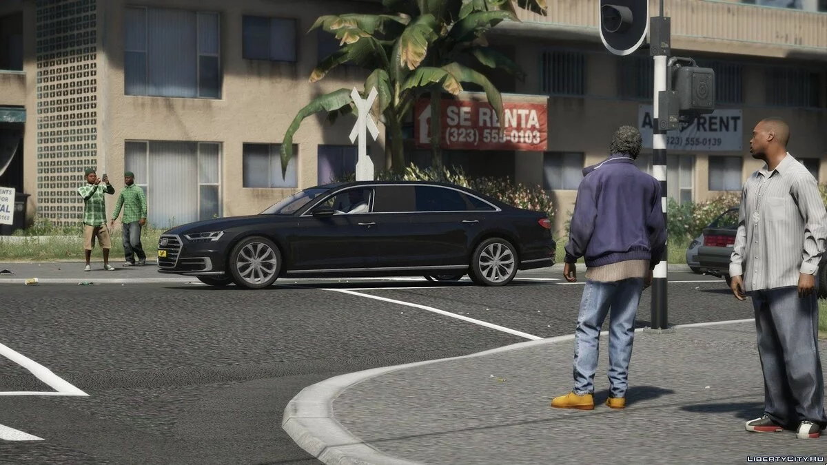 Audi A8 Stretched, Royal Dutch Family [ELS] 1.1 / GTA 5