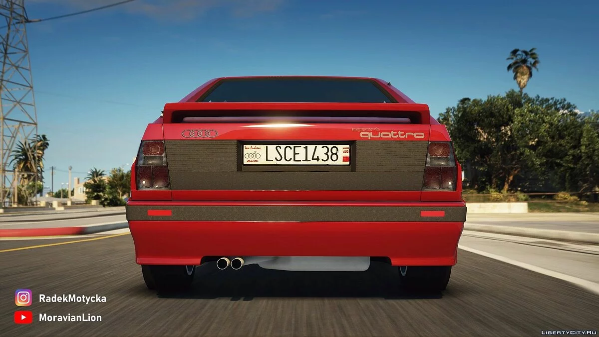 Audi Quattro Sport '83 [ LODs | Template | Add-on | Tuning ] 1.0 hf / GTA 5