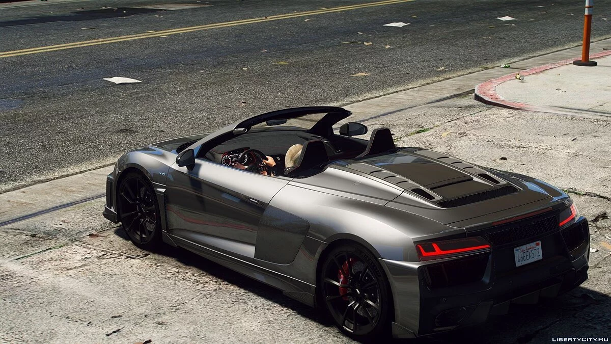 2020 Audi R8 ABT Spyder [Add-on | Five-M | Animated windows | Extra's] v.1.0 / GTA 5