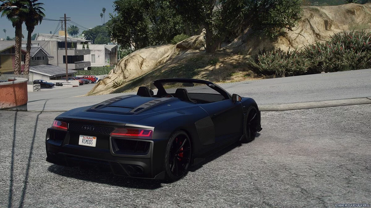 2020 Audi R8 ABT Spyder [Add-on | Five-M | Animated windows | Extra's] v.1.0 / GTA 5