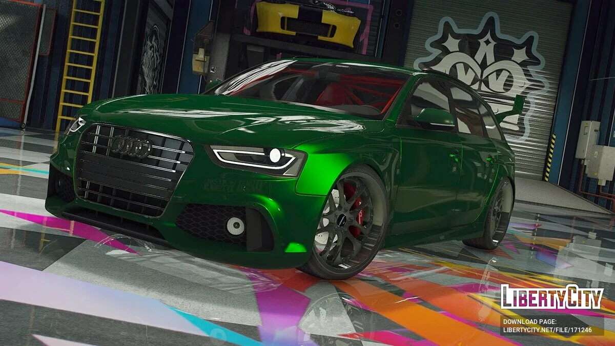 2013 Audi RS4 Avant v1.0 / GTA 5