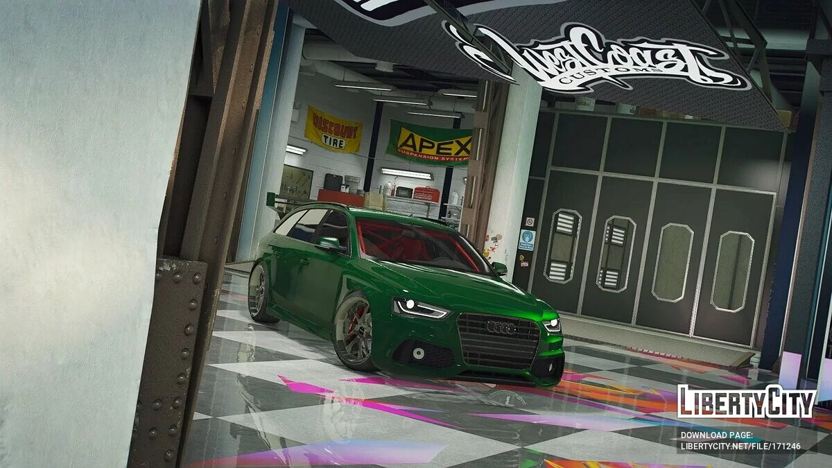 2013 Audi RS4 Avant v1.0 / GTA 5