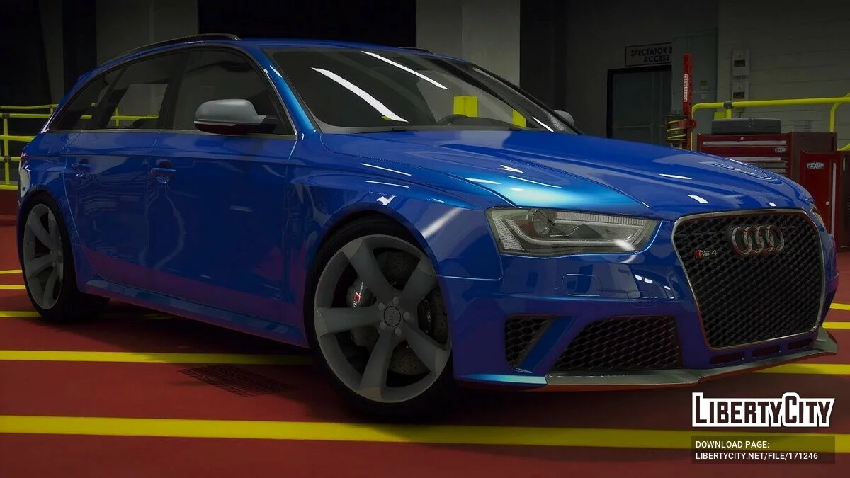 2013 Audi RS4 Avant v1.0 / GTA 5