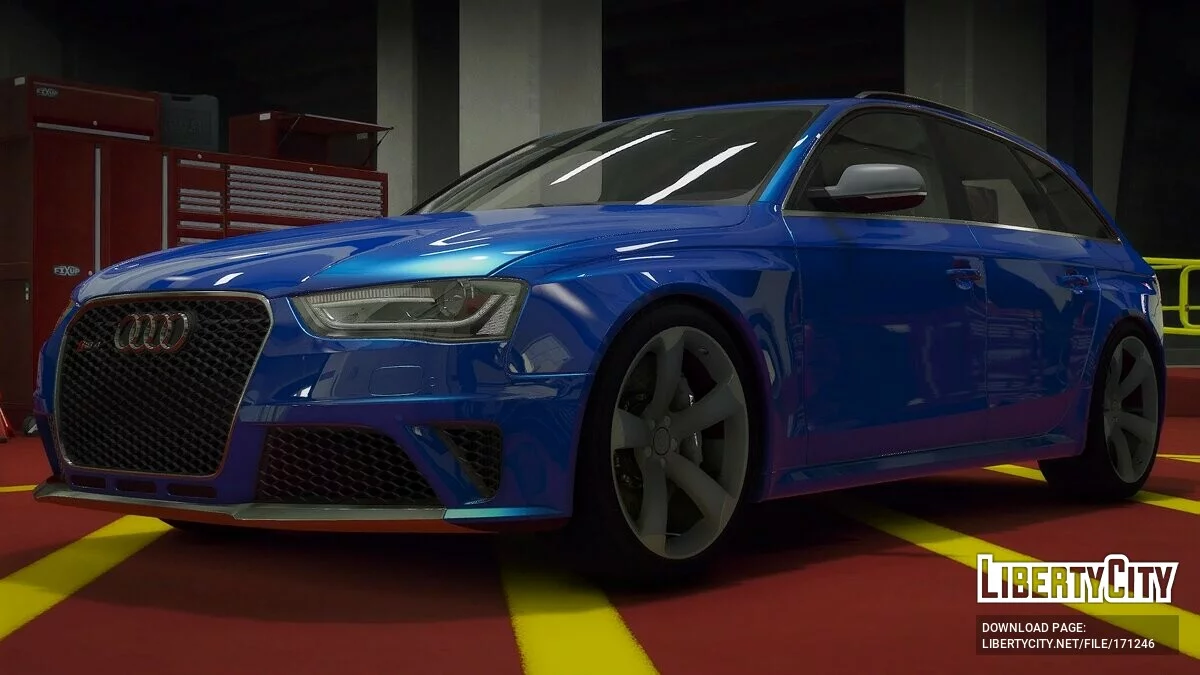 2013 Audi RS4 Avant v1.0 / GTA 5