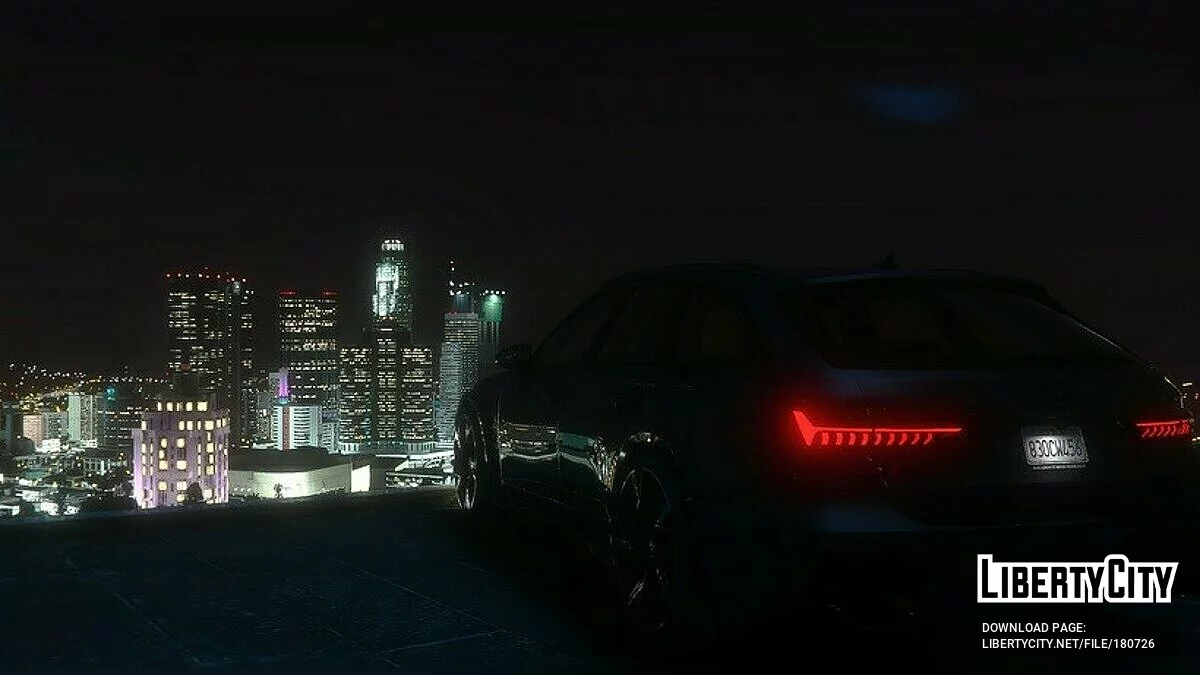 2020 Audi RS6 Avant Black / GTA 5