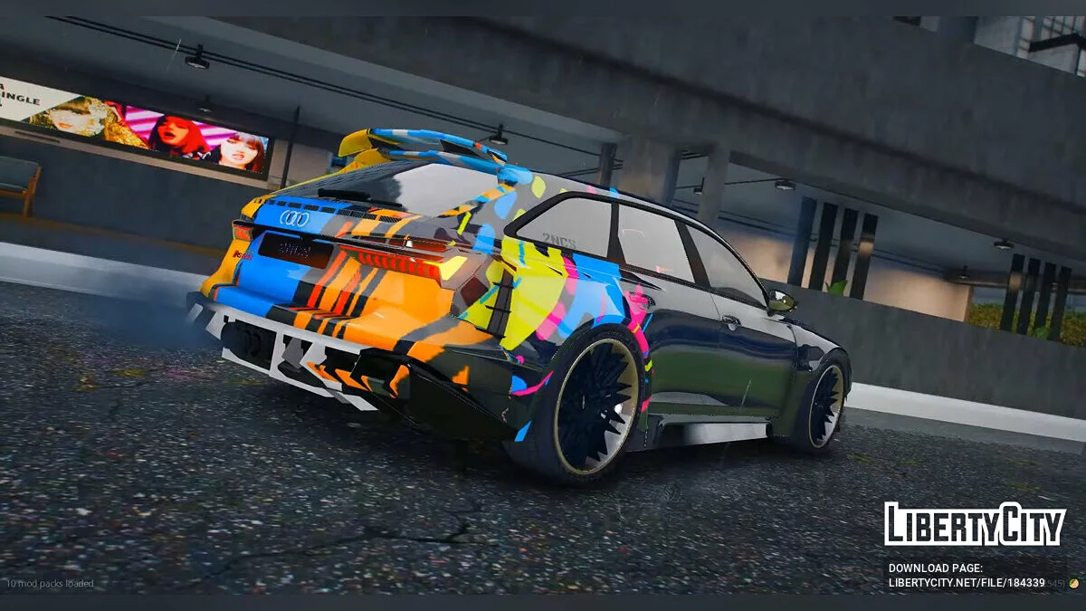 Audi RS6 Widebody Dinamic Lights / GTA 5