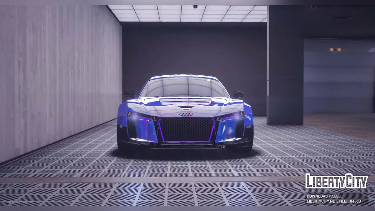 Audi R8 Neon City / GTA 5