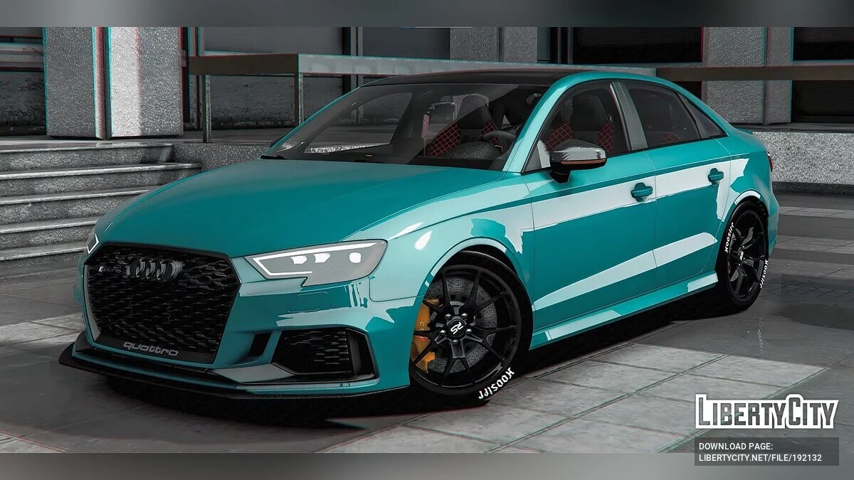 Audi RS3 Street Black Optics / GTA 5